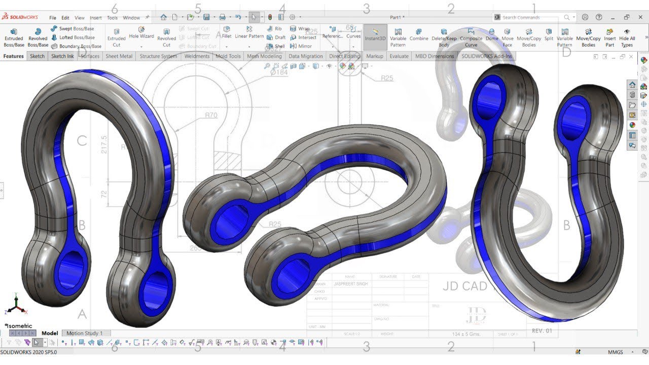 Solidworks Tutorial for Beginners Exercise | Tips and Tricks | Free Courses सीखिए
