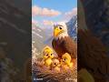 “A Mother Eagle Loses Her Scared Baby 😢 | Emotional Short Story”#shorts
