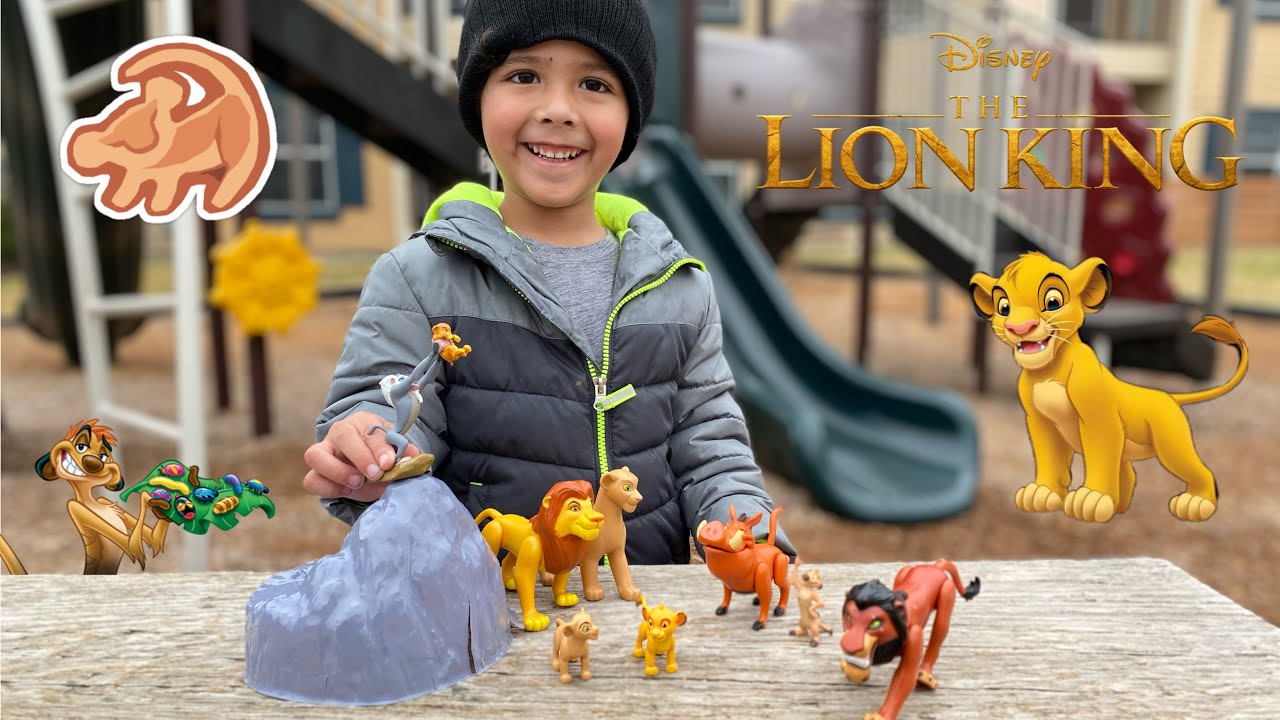 4 Year Old Recreating The Lion King Movie With Toys - YouTube