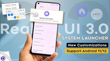 Realme UI 3.0 System Launcher New Update | New Gestures | Android 12 Personalisations features ⚡⚡