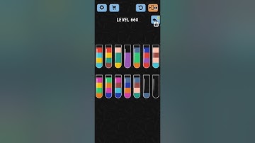 Water Color Sort Level 660 WalkThrough Solution Gameplay