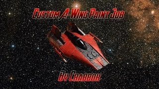 Painting an A-Wing : from the game X-Wing Miniatures Game