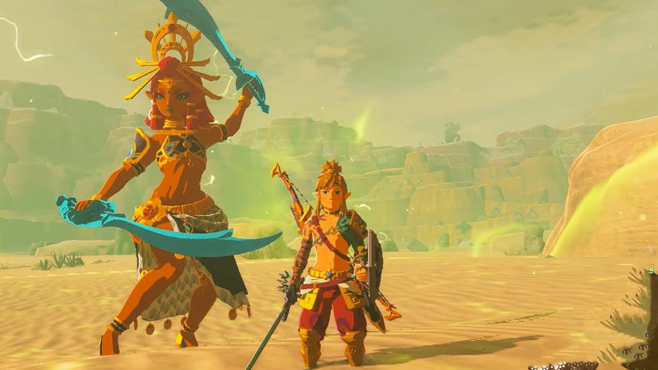 Giant Riju in Zelda: Tears of the Kingdom - YouTube