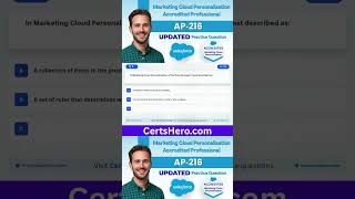 Salesforce Certified AP-216 | Personalization Exam Questions #ExamPrep