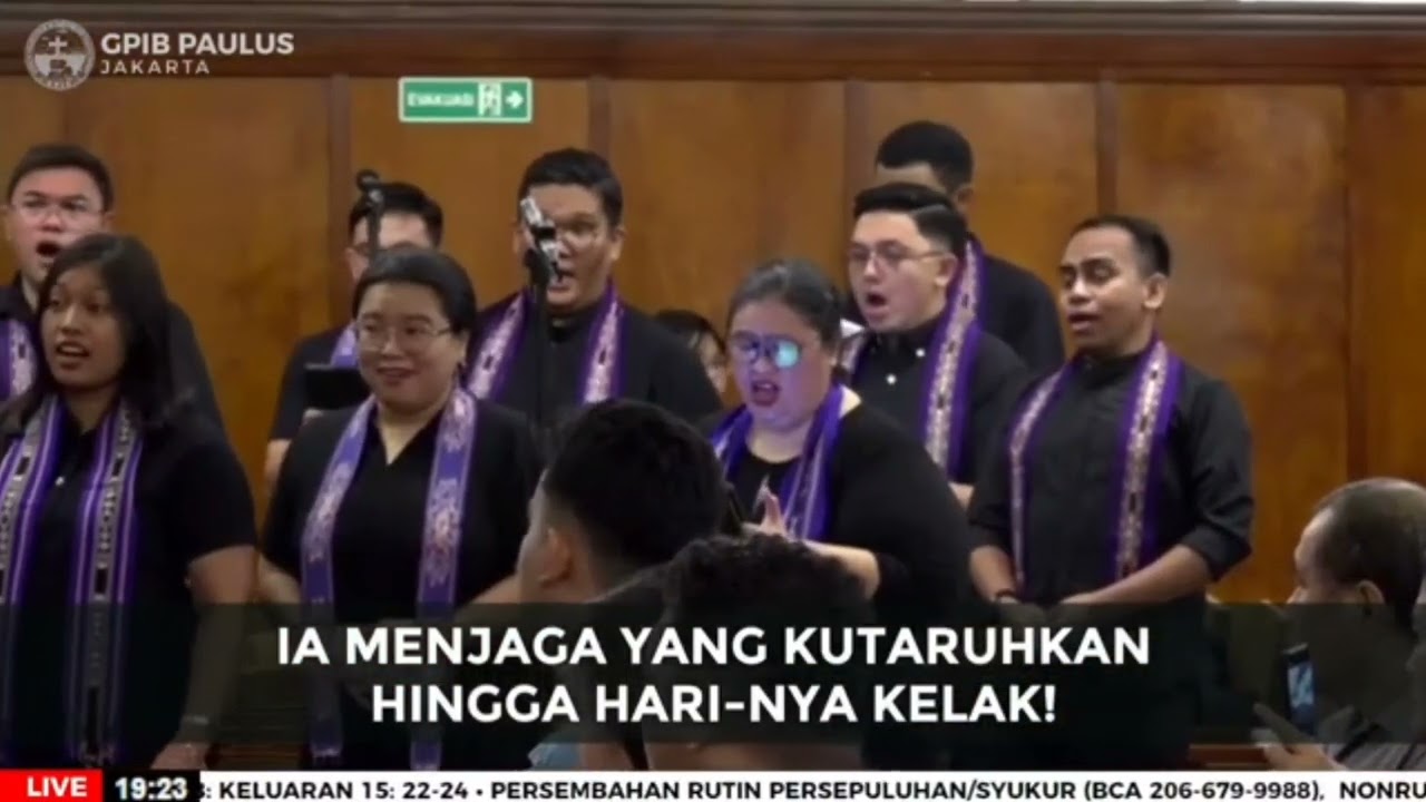 KJ 387 - Ku Heran Allah Mau Memb'ri by Nafiri Choir