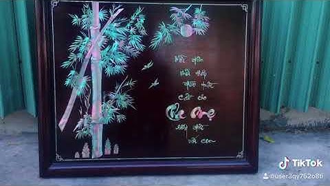 Tranh khảm ốc xà cừ : Cha mẹ