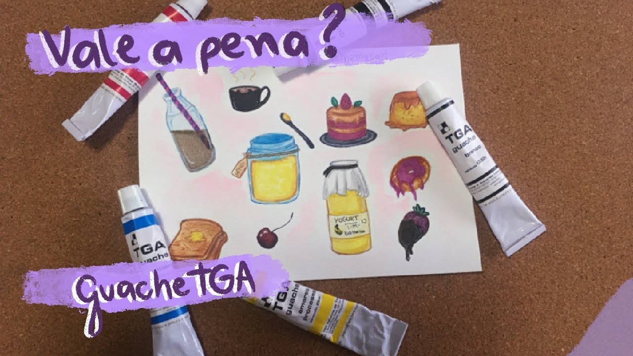 PINTANDO COM GUACHE TGA 🎨