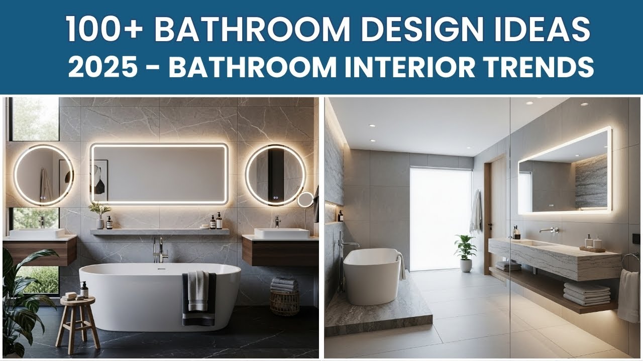 100+ Bathroom Design Ideas 2026 - Bathroom Interior Trends - YouTube