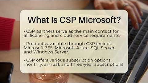What Is CSP Microsoft? - Talking Tech Trends