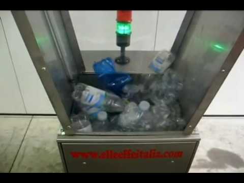 PLASTIC CRUSHER PC03 - Come triturare 150 bottiglie di plastica in