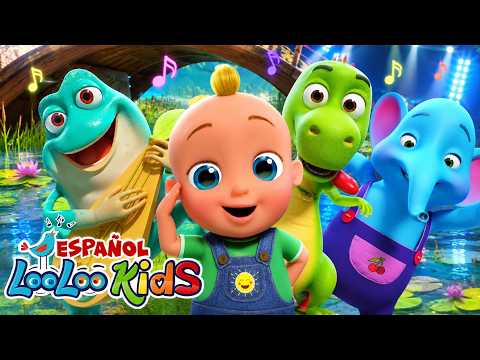 🐸 The Little Frog Dance and Chu Chu Ua 🚂 Dance Songs (30 MIN) | LooLoo Kids English