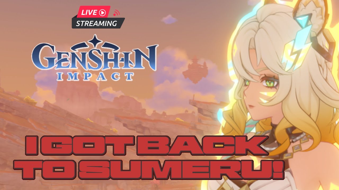 🌟  CAN KING KRUC BECOME A CONSISTENT STREAMER AGAIN? I CLEARED INAZUMA - BACK IN SUMERU!🌟