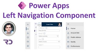 PowerApps Left Navigation Component screenshot 5