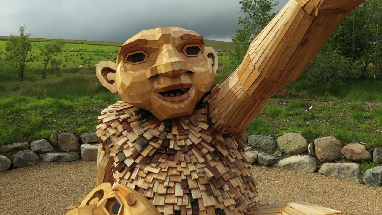 The Sperrins Sculpture Trail By Artist Thomas Dambo. YouTube