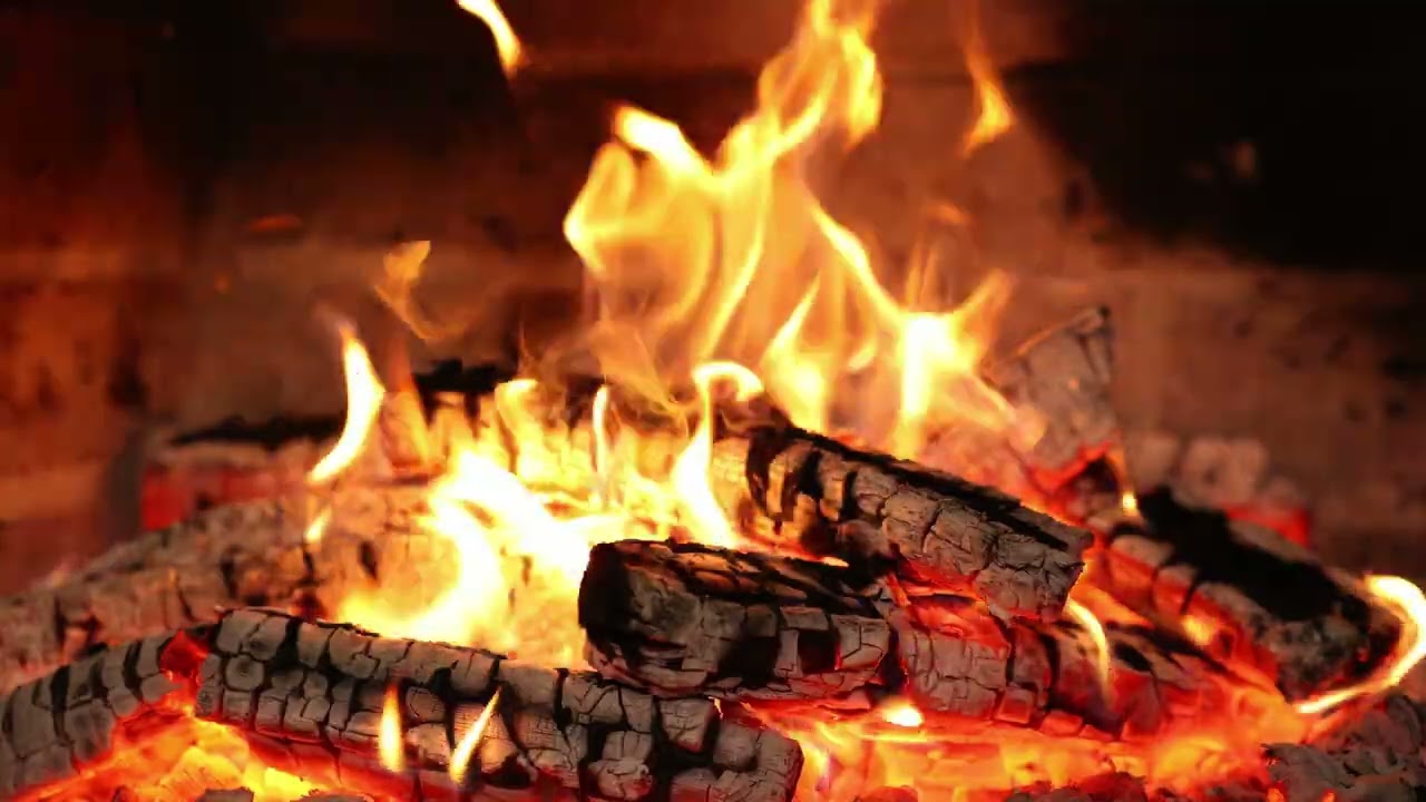 Crackling Fireplace Ambience  – 2 Hours | Sleep, Study, Relax, No Music