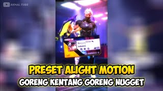 PRESET FF🔥GORENG KENTANG GORENG NUGGET WAREG🤙