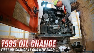 Bobcat T595,  Oil Change tips and philosophy !