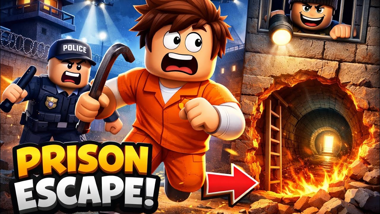 🚨 Prison Skip Obby in Roblox – Impossible Escape!