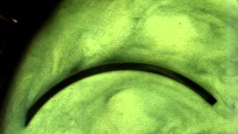 Liquid-liquid Flow in Mixing Vane Region of Annular Centrifugal Contactor (single vane 8V)