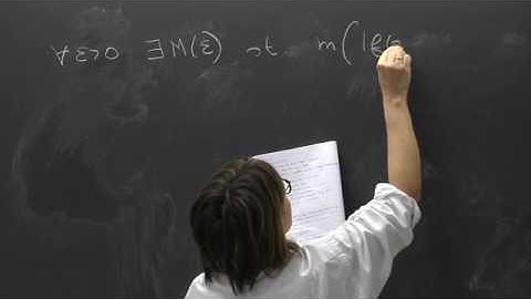 Real Analysis - Eva Sincich - Lecture 08