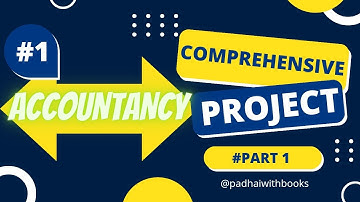 ACCOUNTANCY PROJECT | CLASS 12| PART 1 COMPREHENSIVE PROJECT | PDF IN DESCRIPTION