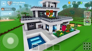 Block Craft 3D: Building Simulator Games For Free Gameplay#2272 (iOS & Android) | Modern House 🏠
