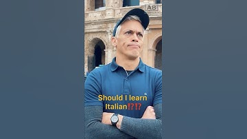 Should I learn Italian? 🇮🇹 #italiano #languages #speakingskills #polyglot