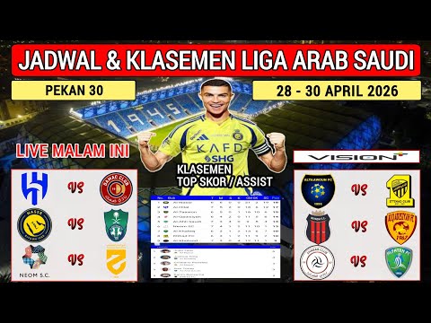 ampong188 x gelora4d - Jadwal Liga Arab Saudi ~ AL NASSR vs AL AHLI ~ Saudi Pro League 2026 Pekan 30
