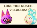 How Villagers React When They See You After a Long Time - Animal Crossing: New Horizons