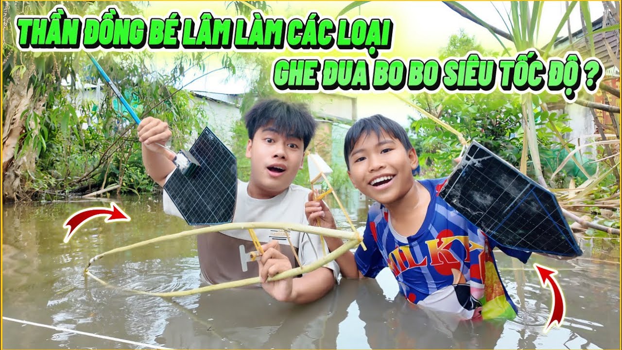 VLOG | Cách Bé Lâm Làm Các Loại Ghe Đua Bo Bo “ Siêu Tốc Độ “ Cùng Shima, 150Km 1 Giờ ?