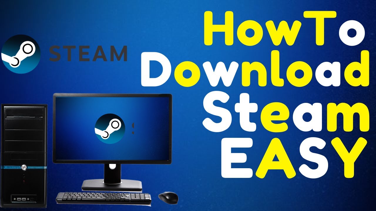 How to Download Steam on PC & Laptop 2024 - YouTube