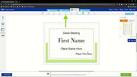 How to make name badges with Avery Products