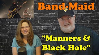 Reaction to Band Maid "Manners" & "Black Hole" Live