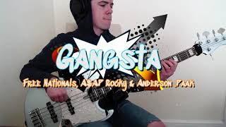 PDF Sample Gangsta (Free Nationals A AP Rocky & Anderson .Paak) guitar tab & chords by Chris B.