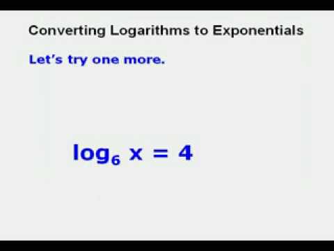 Using Logarithms