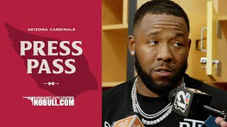 Budda Baker, Calais Campbell and Trey McBride Postgame Media | Week 12 vs Jaguars | AZ Cardinals