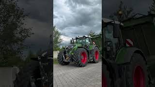 ⚡🚜 This Fendt Looks Ready for the Storm! #shortsfeed #farming #tractor #short