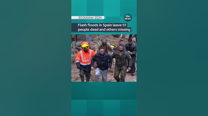 Flash floods in Spain leave 51 people dead and others missing #itvnews #spain