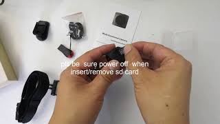 DEXILIO MD21 mini camera Use tutorial video