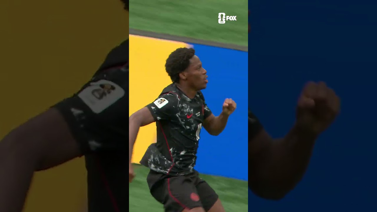 Canada's Jonathan David had Canada's first ever hat trick in a Men's FIFA World Cup 🇨🇦