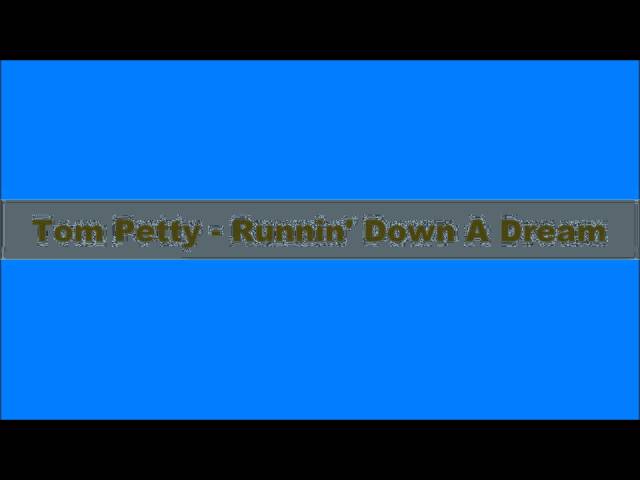 🎶 Runnin' Down a Dream, a primeira música de @Tom Petty a