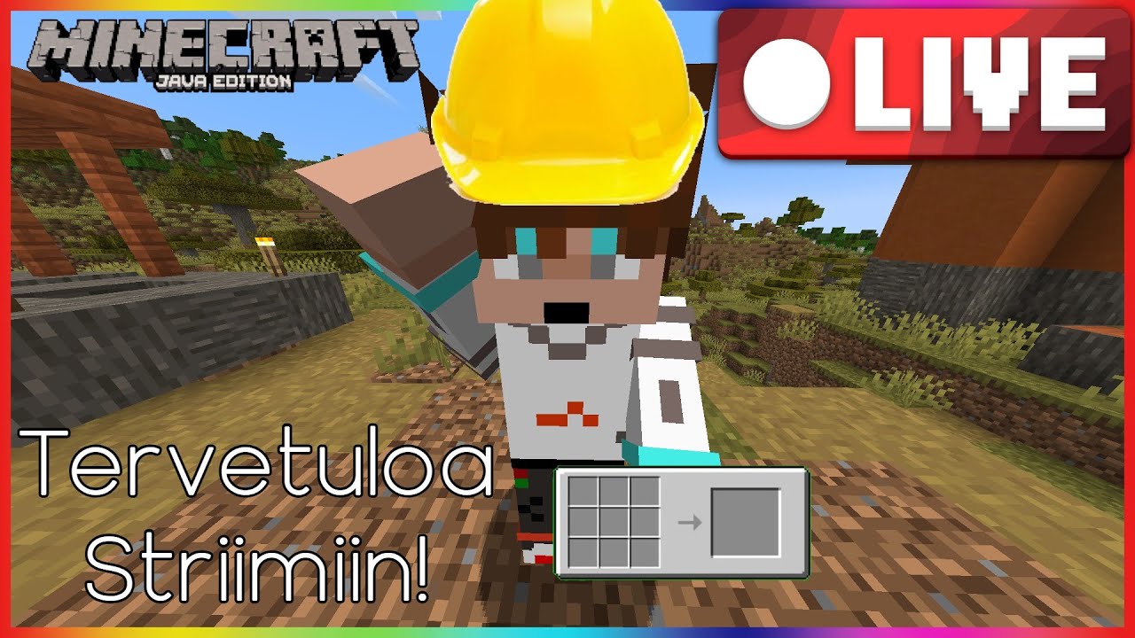 Arkkitehdin hommia Minecraftissa! (suomi live)