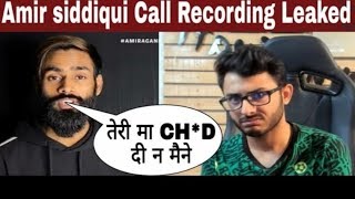 Amir siddiqui call recording leaked ...