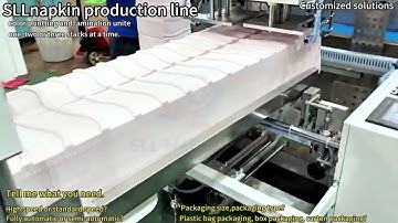 Napkin paper table tissue paper making machine production line with color printing and lamination