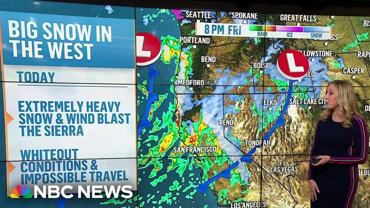 Big, big snow forecast for the West