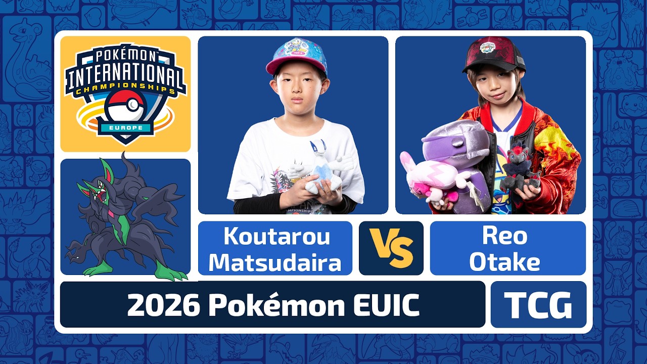 Koutarou Matsudaira vs Reo Otake - Pokémon TCG Junior Finals | EUIC 2026
