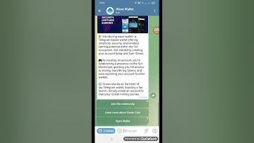 Wave Wallet (Ocean Coin) Telegram Mining Project🤩🤩Mine Ocean🤩🤩 On Sui Network