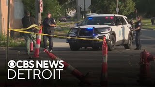 Two in custody in double shooting on Detroit's east side