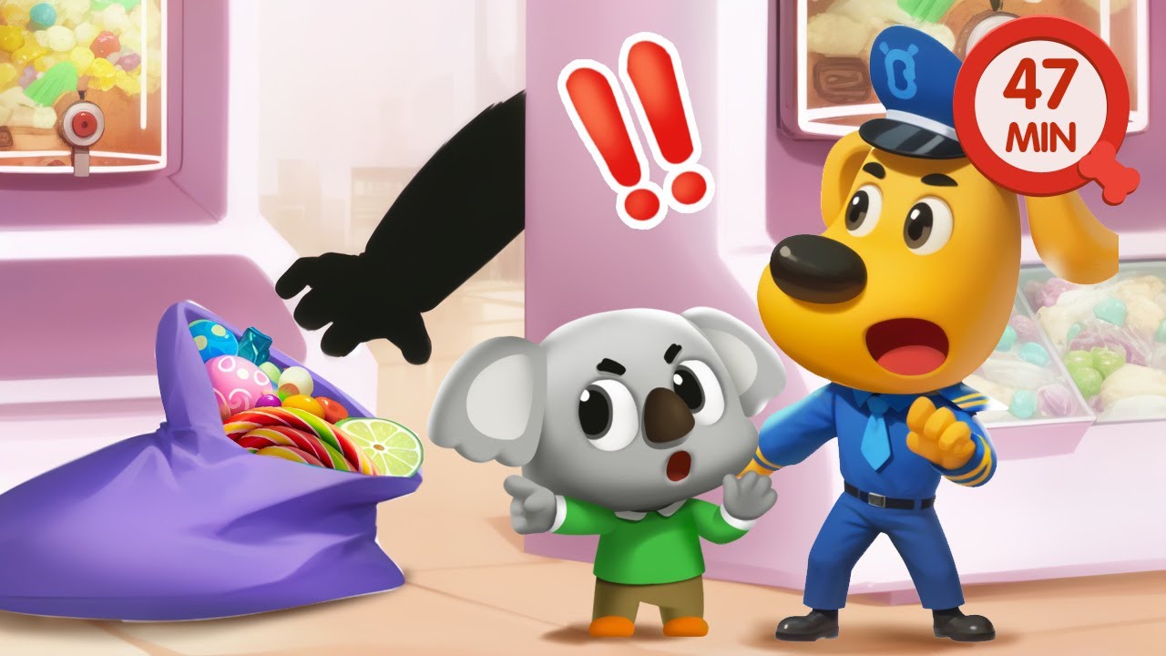 Police Catches the Candy Thief | Safety Tips | Kids Cartoons | Sheriff Labrador