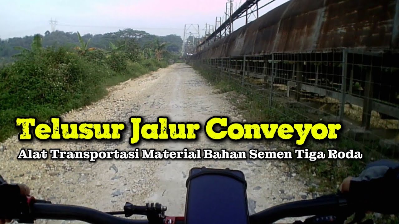 Blusukan Telusur Conveyor Indocement Melintasi Sungai